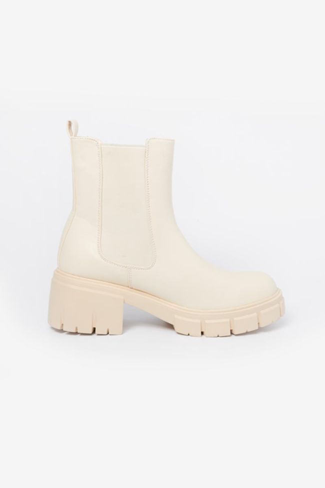 April Stiefeletten in Creme
