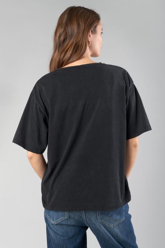 T-shirt Auldi in schwarz