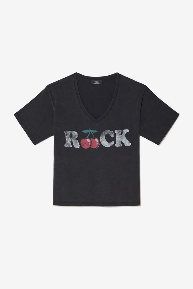 T-shirt Auldi in schwarz