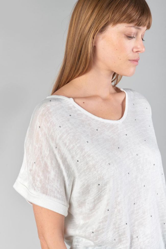 T-shirt Bibou in weiß