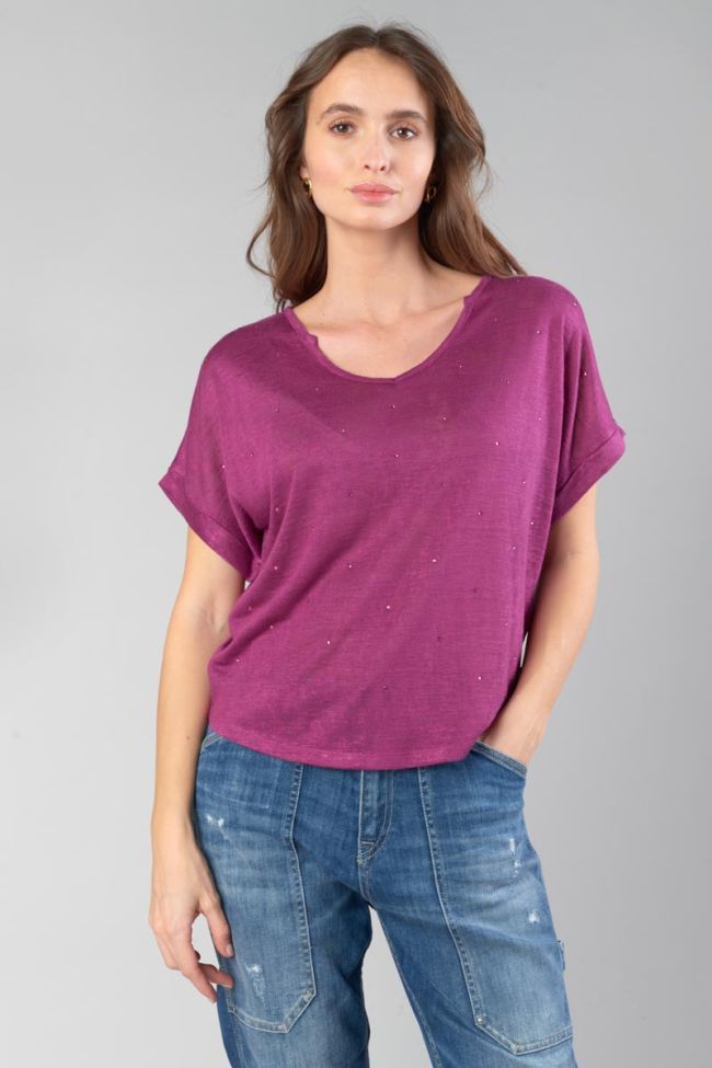 T-shirt Bibou in rosa