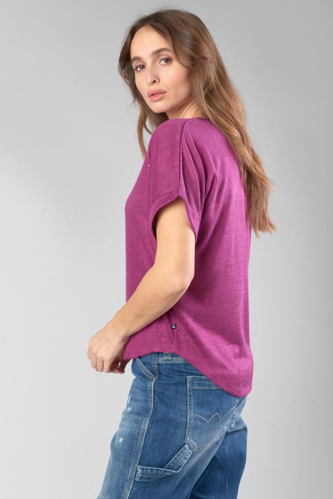 T-shirt Bibou in rosa
