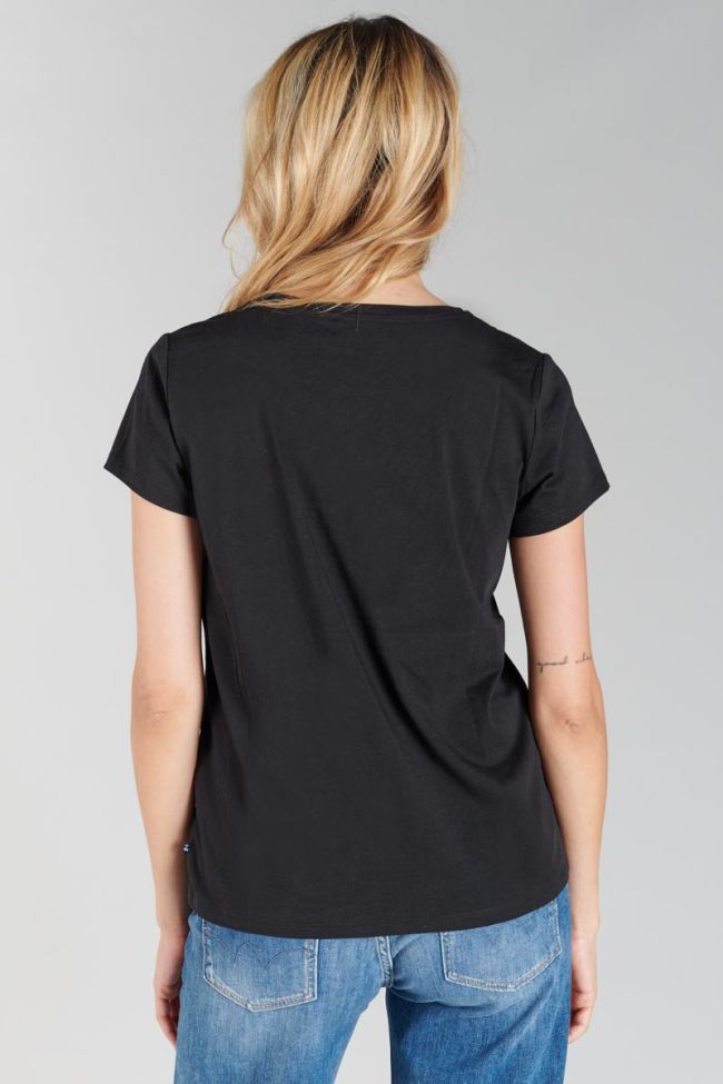 T-shirt Carole in schwarz
