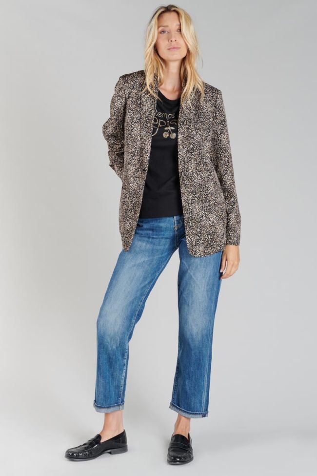 T-shirt Carole in schwarz