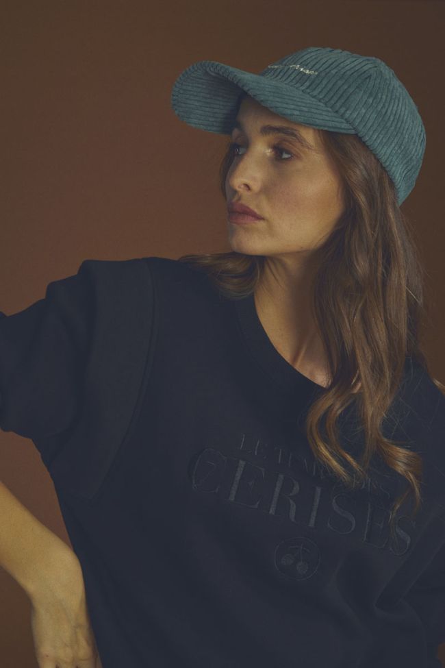 Sweatshirt Claudia in schwarz