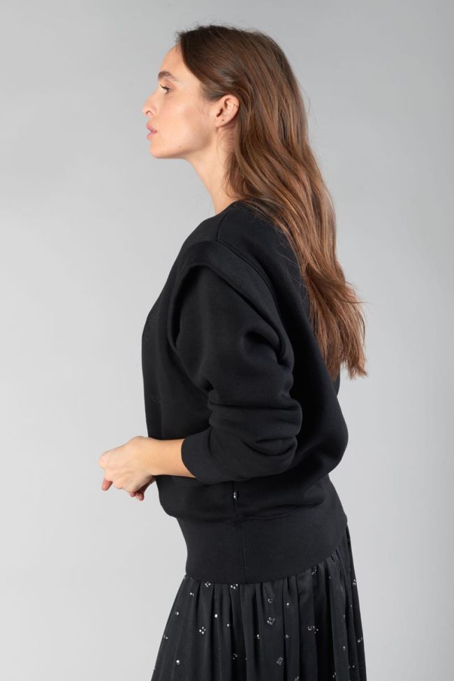 Sweatshirt Claudia in schwarz