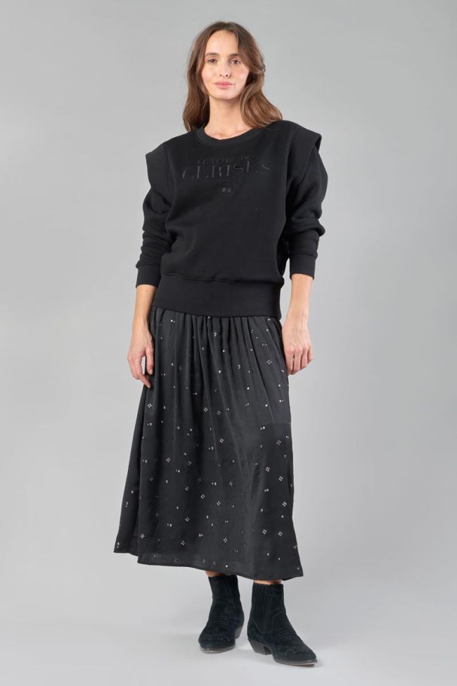 Sweatshirt Claudia in schwarz