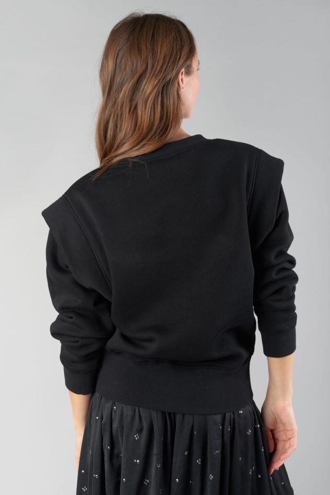 Sweatshirt Claudia in schwarz