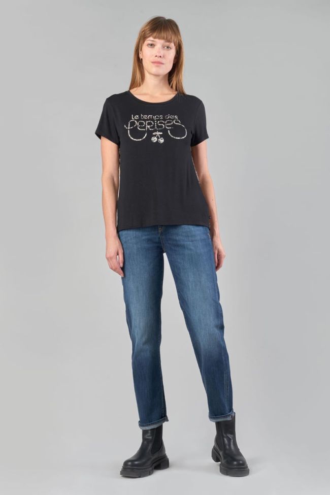 T-shirt Deray in schwarz