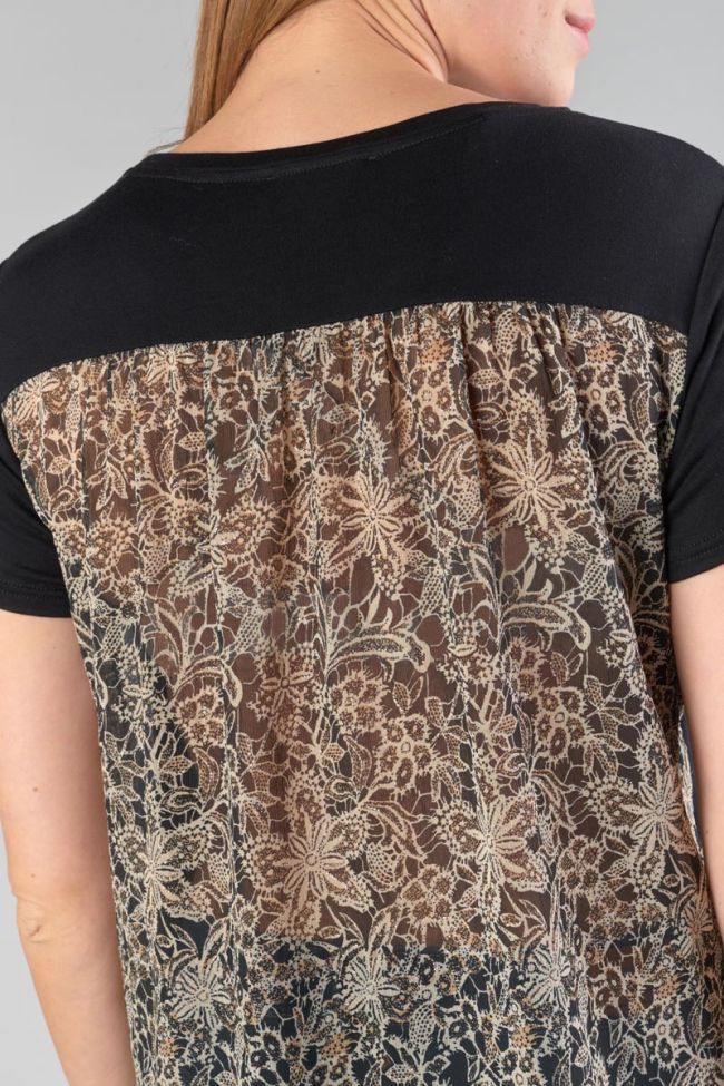 T-shirt Deray in schwarz