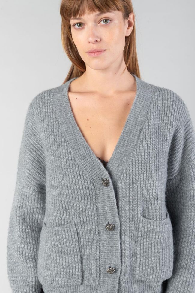 Cardigan Huna in grau