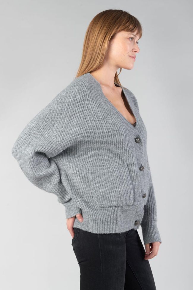 Cardigan Huna in grau