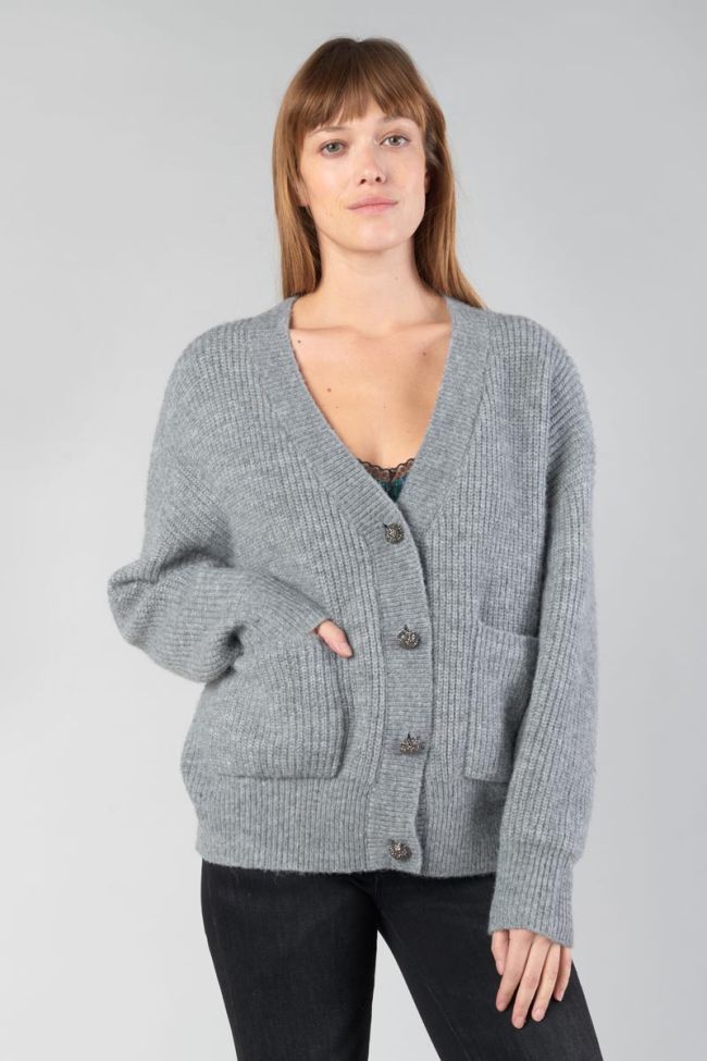 Cardigan Huna in grau
