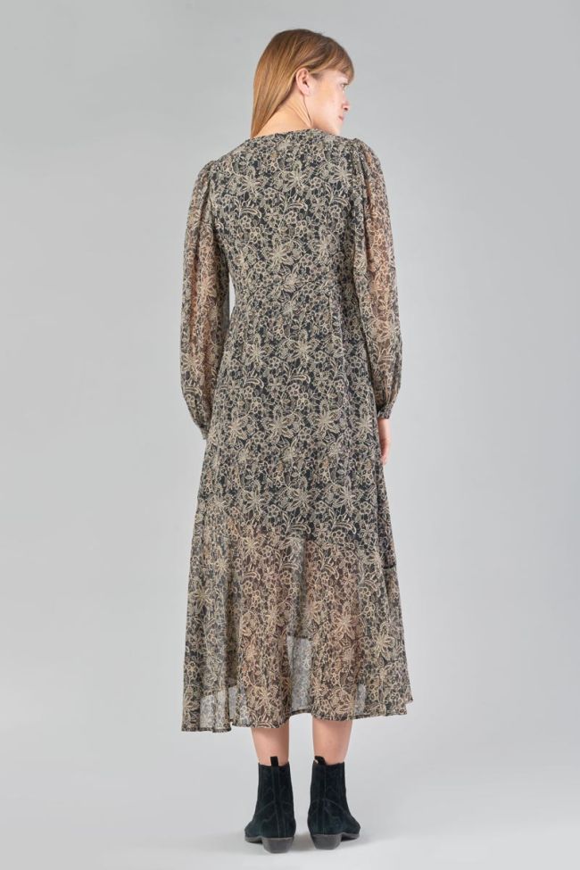 Langes kleid Kip in schwarz