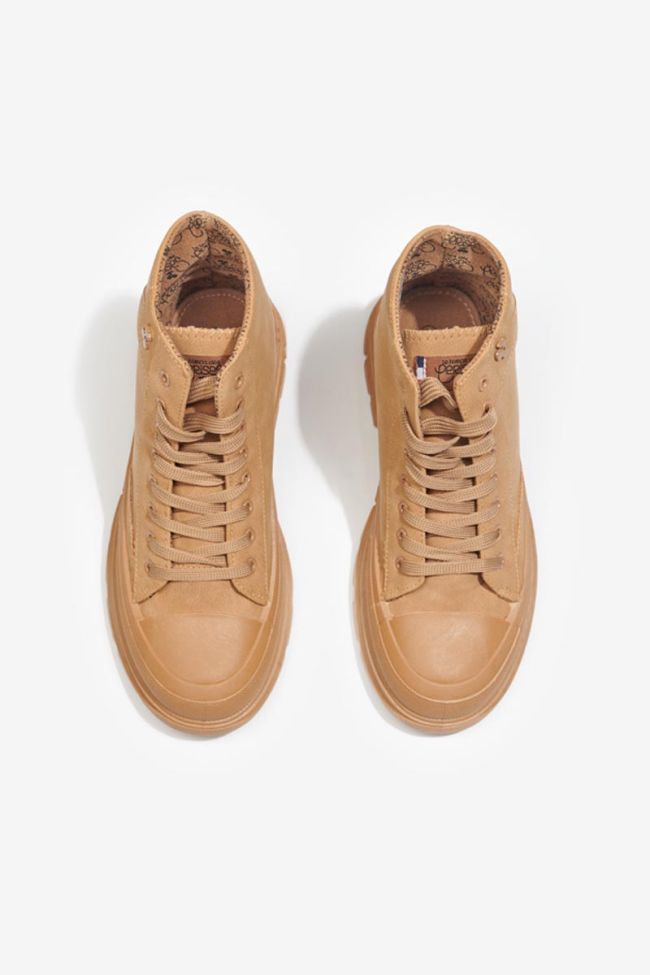 Hoher Sneaker Lina camel