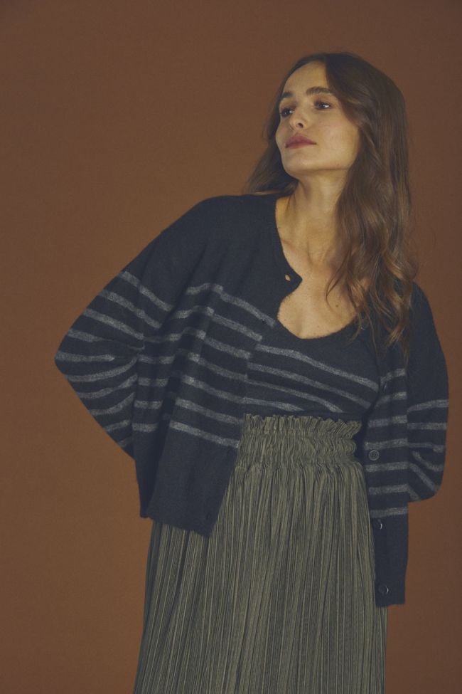 Cardigan Morka in schwarz