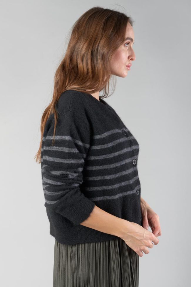 Cardigan Morka in schwarz