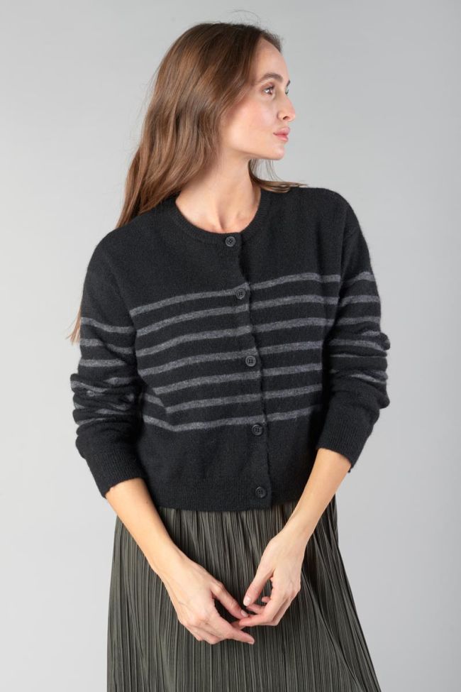 Cardigan Morka in schwarz