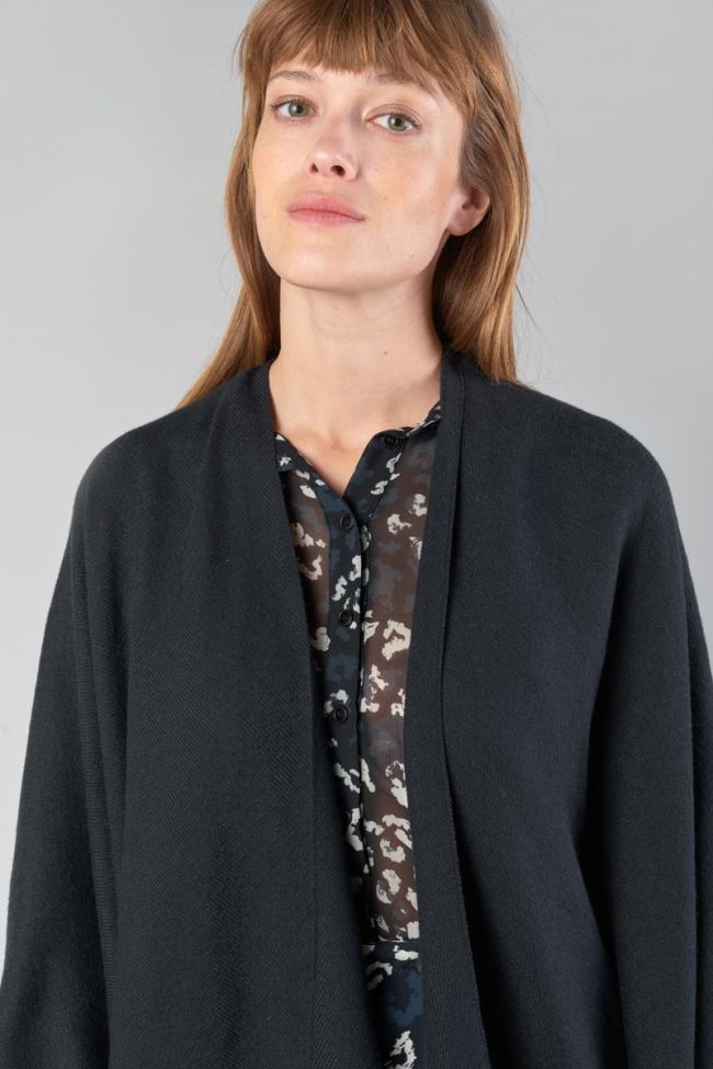 Poncho Pili in schwarz