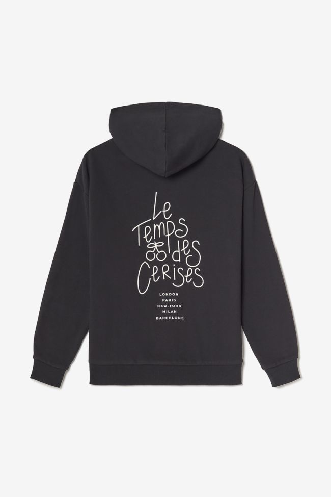 Kapuzen-sweatshirt Samgi in schwarz