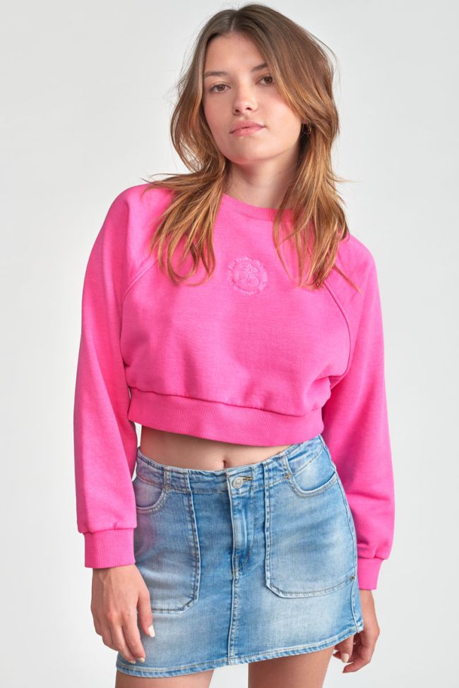 Kapuzen-sweatshirt Tyragi in rosa