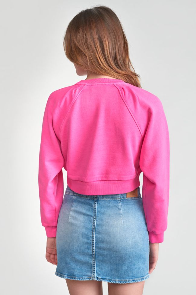 Kapuzen-sweatshirt Tyragi in rosa