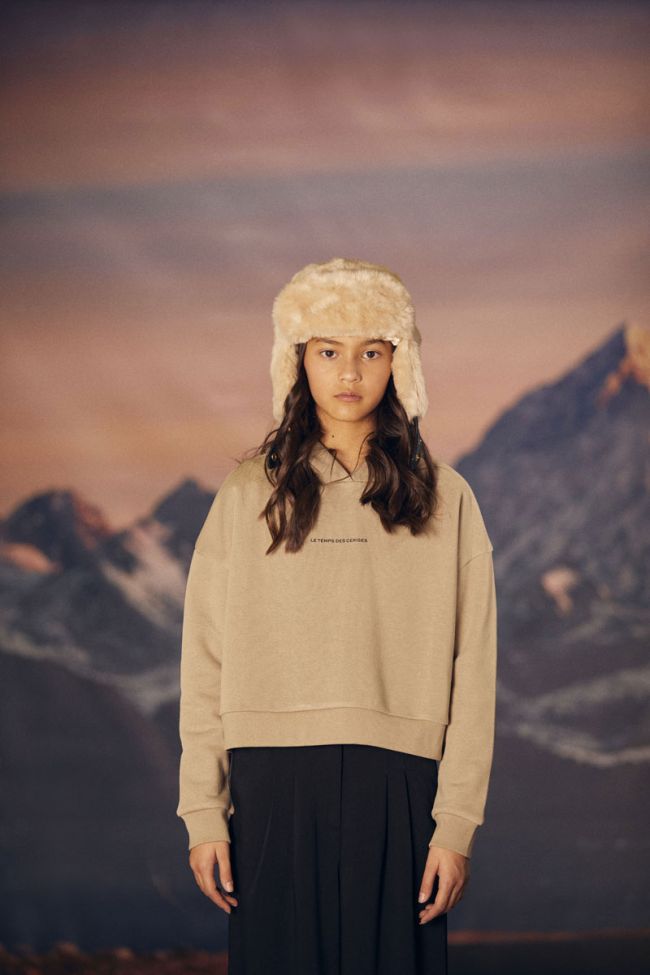 Sweatshirt Volvagi in weiß