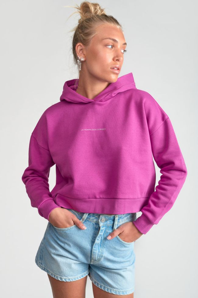 Sweatshirt Volvagi in violett
