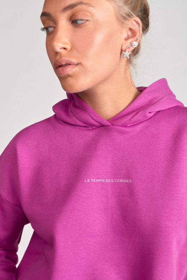 Sweatshirt Volvagi in violett