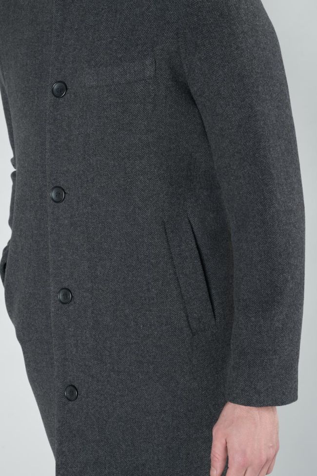 Mantel Dores in schwarz