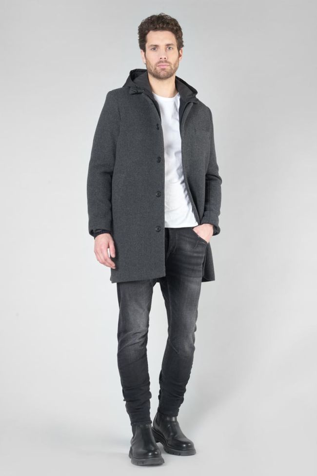 Mantel Dores in schwarz