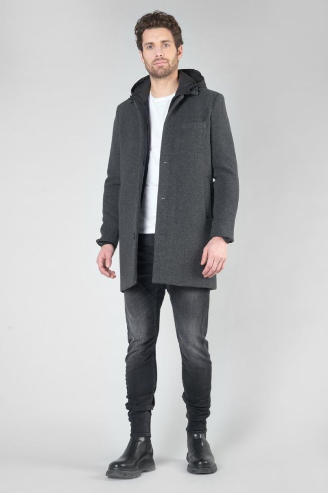 Mantel Dores in schwarz