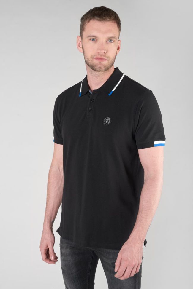 Poloshirt Monk in schwarz