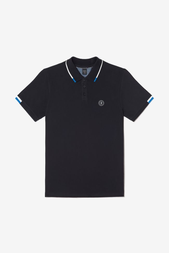 Poloshirt Monk in schwarz