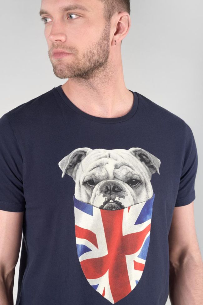 T-shirt Vagrav in blau