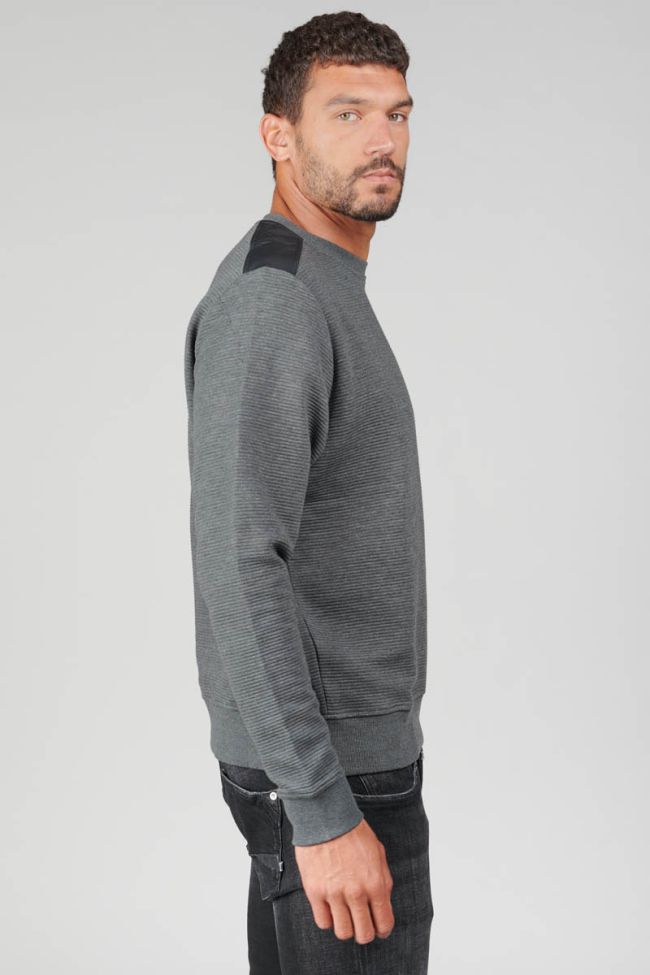 Sweatshirt Zebra in schwarz