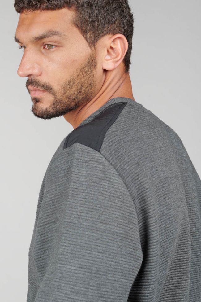 Sweatshirt Zebra in schwarz