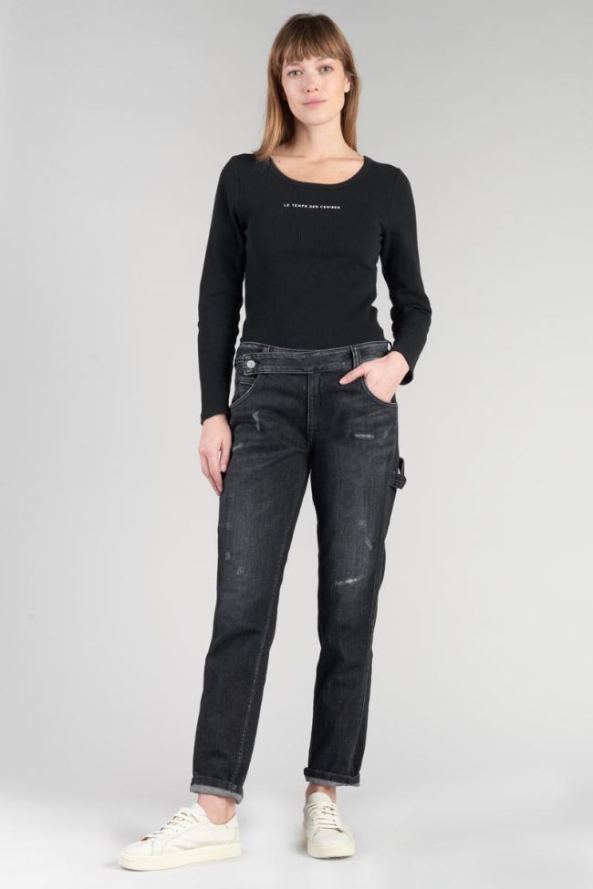 Jeans 200/43 boyfit Chara destroy schwarz Nr.1