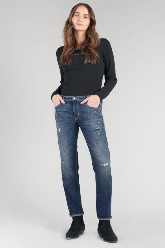 Jeans 200/43 boyfit Sea destroy blau Nr.2