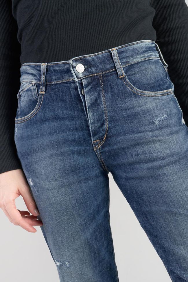 Jeans 400/17 mom Bambino high waist 7/8 destroy blau Nr.2