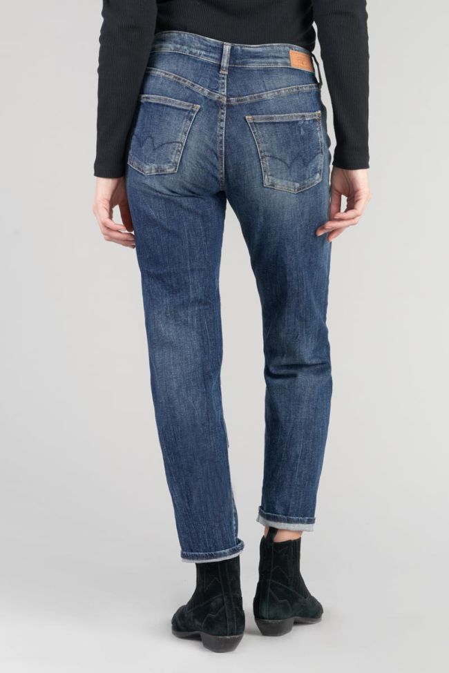 Jeans 400/17 mom Bambino high waist 7/8 destroy blau Nr.2