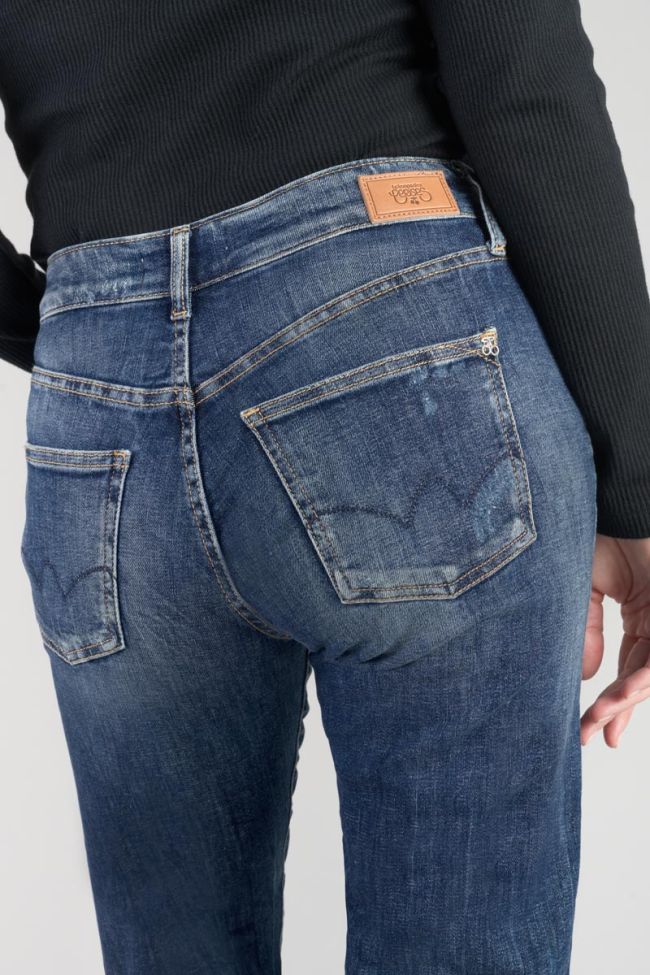 Jeans 400/17 mom Bambino high waist 7/8 destroy blau Nr.2