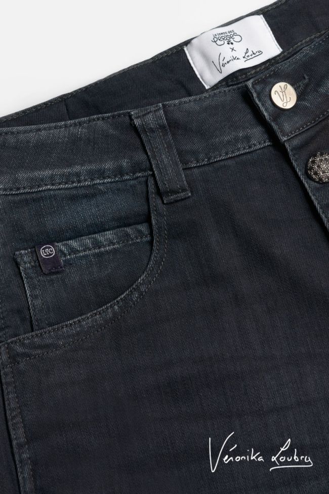 Cove 400/60 girlfriend by Véronika Loubry Jeans mit hoher Taille blau-schwarz Nr. 1