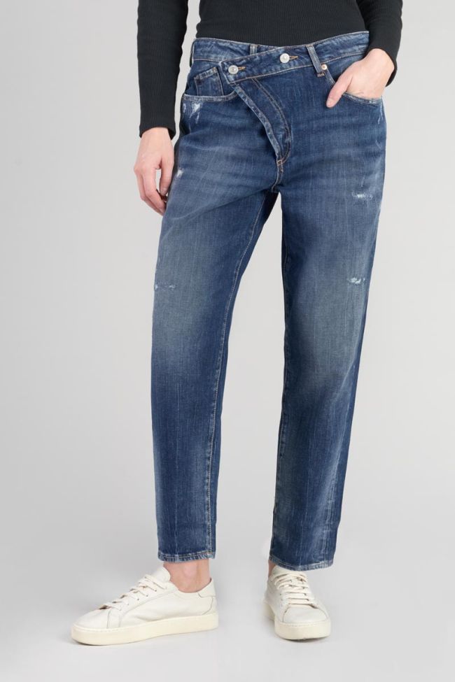 Jeans boyfit Cosy 7/8 destroy blau Nr.2