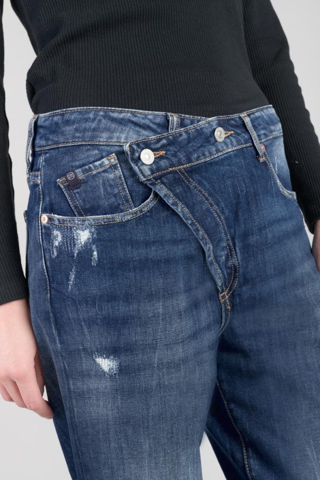 Jeans boyfit Cosy 7/8 destroy blau Nr.2