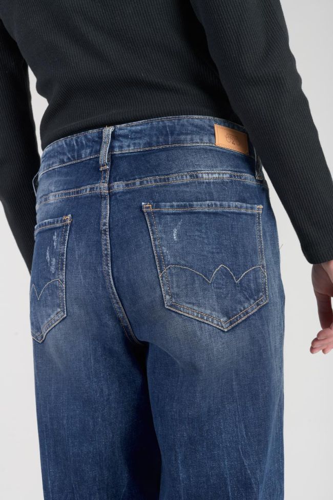 Jeans boyfit Cosy 7/8 destroy blau Nr.2