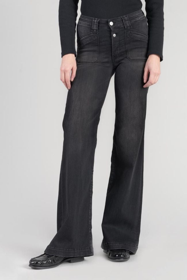 Jeans pulp flare Favart high waist schwarz Nr.1