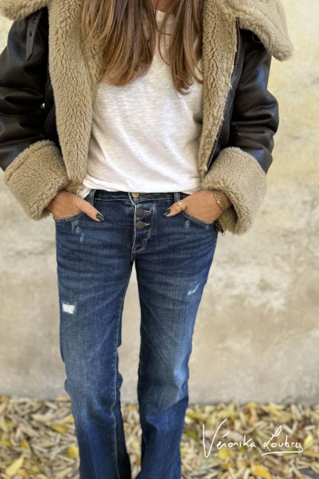 Fich flare by Véronika Loubry jeans destroy blau Nr. 2