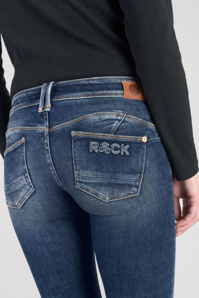 Jeans pulp slim Lilas 7/8 destroy blau Nr.2