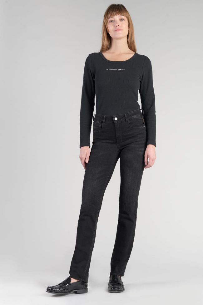 Jeans pulp regular Tac high waist schwarz Nr.1